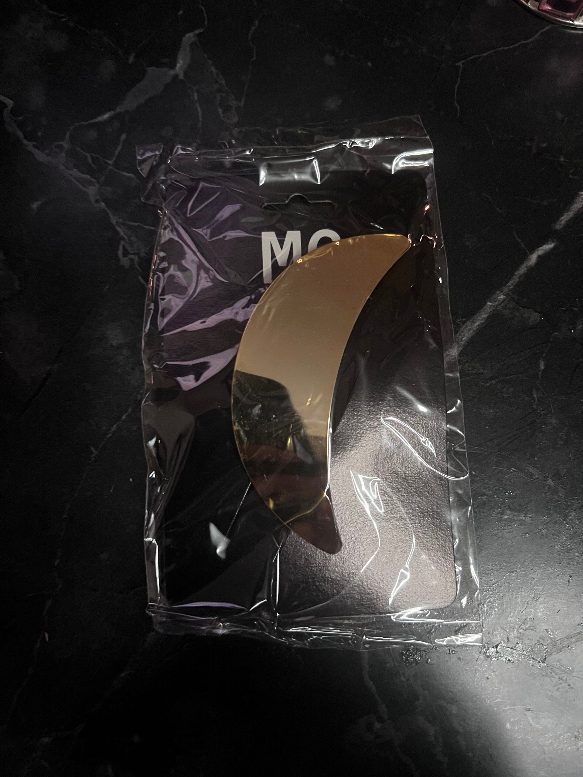 MC haarclip goud