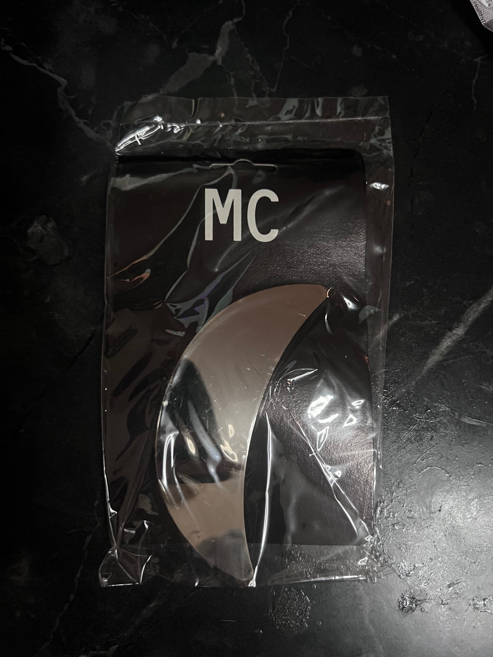 MC haarclip zilver