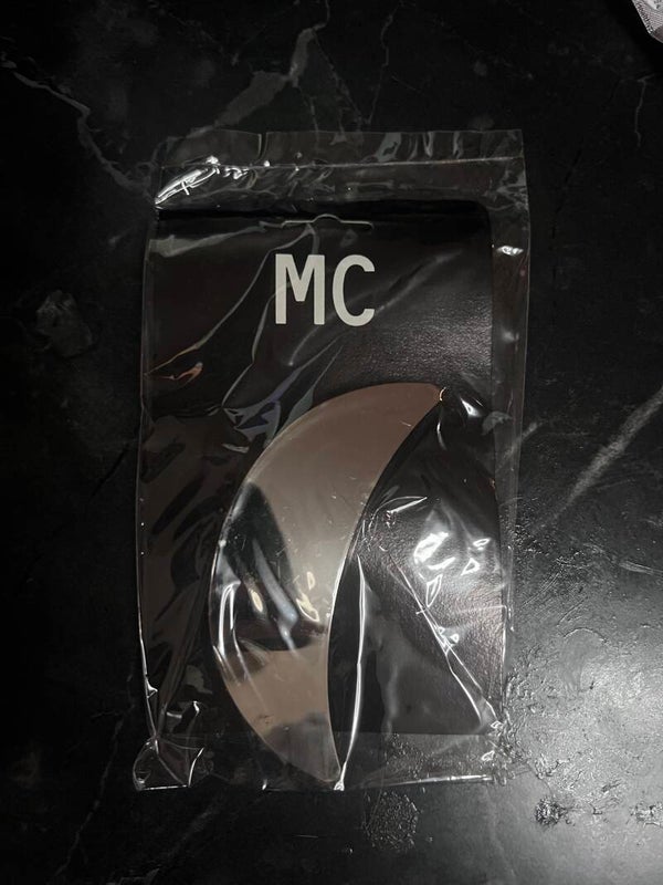 MC haarclip zilver