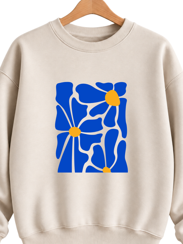 Abstract bloemen - strijkapplicatie