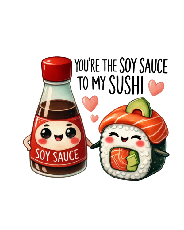 Soy sauce - DTF strijkapplicatie