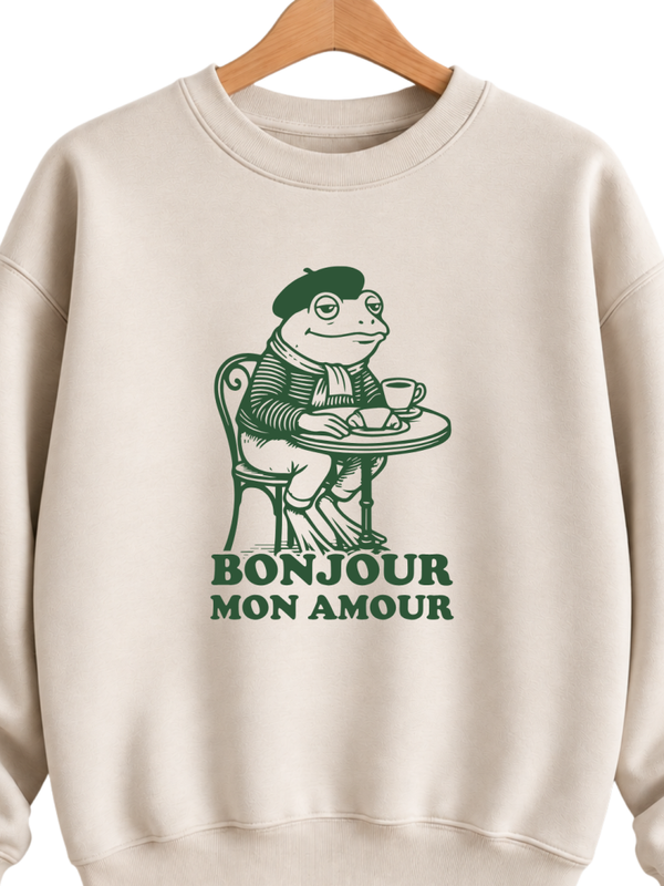 Bonjour mon amour - strijkapplicatie