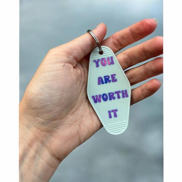 Sleutelhanger - You are worth it