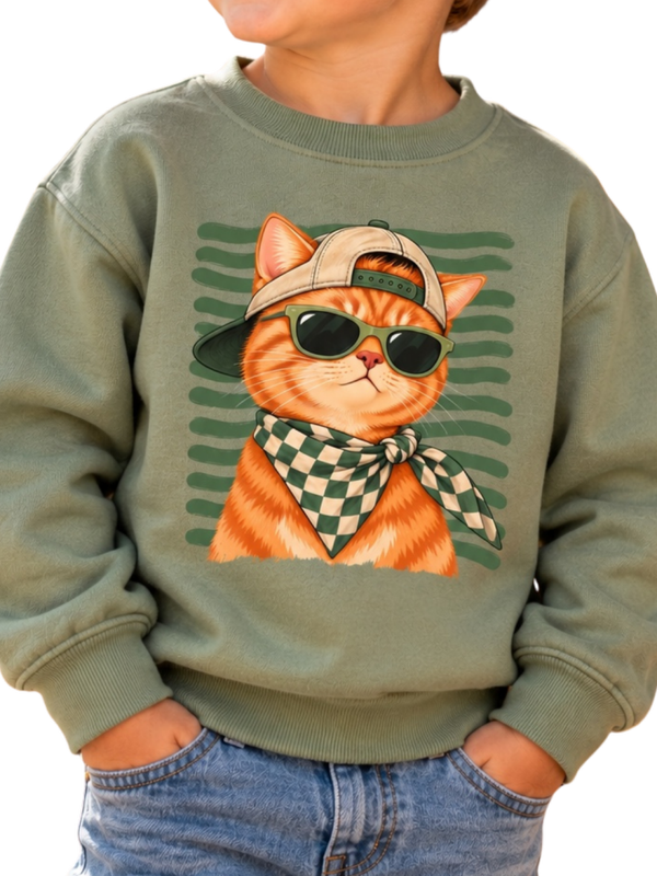 Coole kat  - strijkapplicatie
