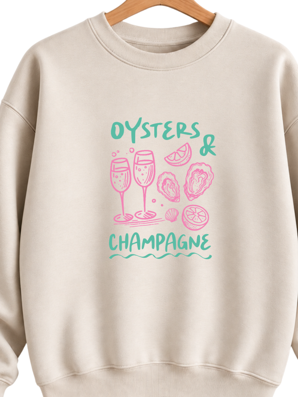 Oysters & champagne - strijkapplicatie