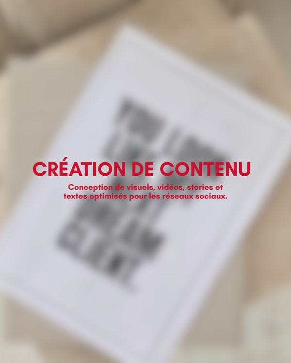 Création de contenu