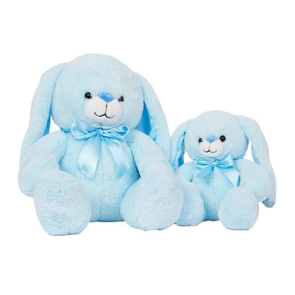 Kyra Konijn – Set van 2 Pluche Knuffels – Groot & Klein – Roze – Vanaf 0 Jaar