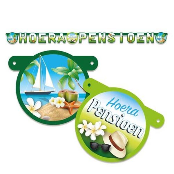 Letterslinger ’Hoera pensioen