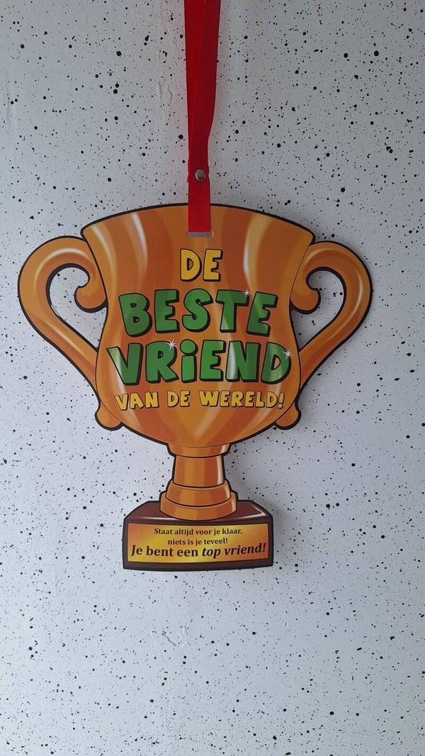 🏆 Feestelijke Mega Trofee de beste vriend