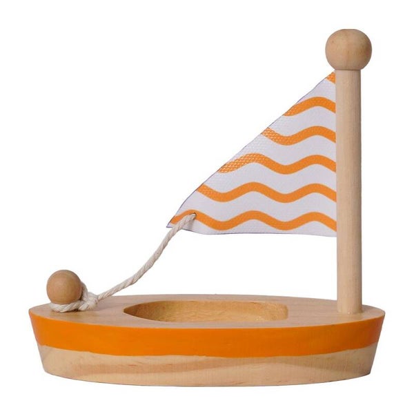Houten Boot – Duurzaam Speelgoed – Handgemaakt Ontwerp – Vanaf 18 Maanden