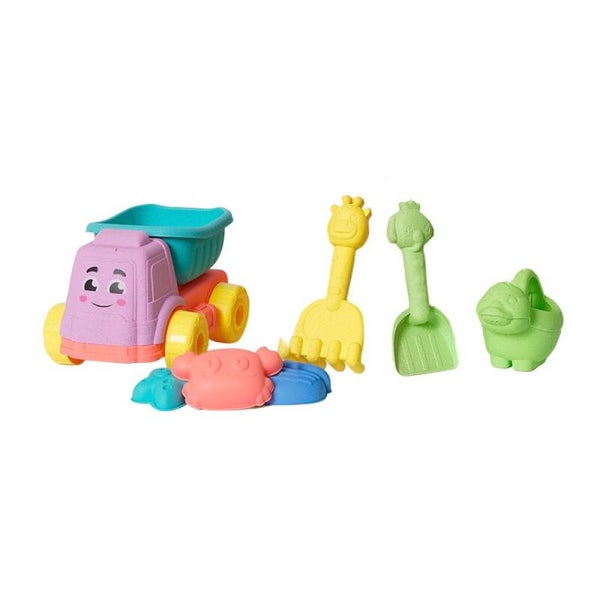 BIOplastic Strandset Kiepwagen – De Complete Set voor Zandkastelen en Avontuur!