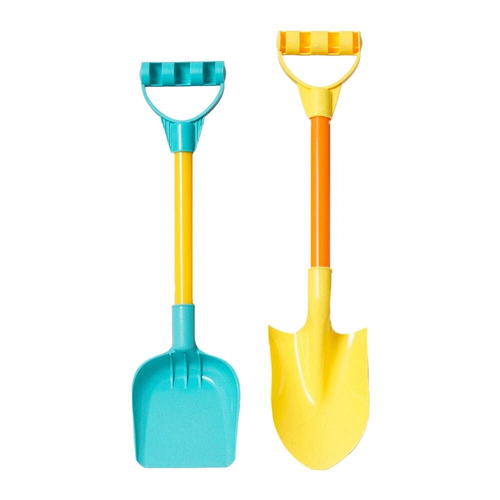 BIO plastic Schep 2-delig – Grootse Avonturen in het Zand! 40 cm