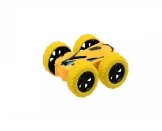 Gele Flip Over Frictie Auto – Klaar voor een Spectaculaire Salto?