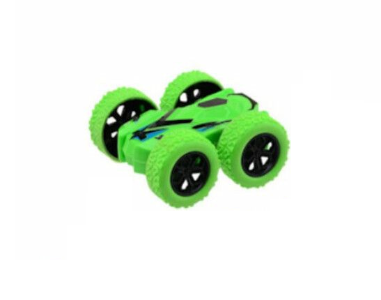 Groene Flip Over Frictie Auto – De Flitsende Salto-Kampioen!