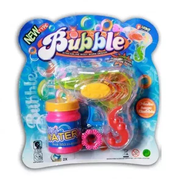 Eddy Toys Bellenblaaspistool met Licht – Automatische Bellenblazer – Inclusief 60 ml Vloeistof