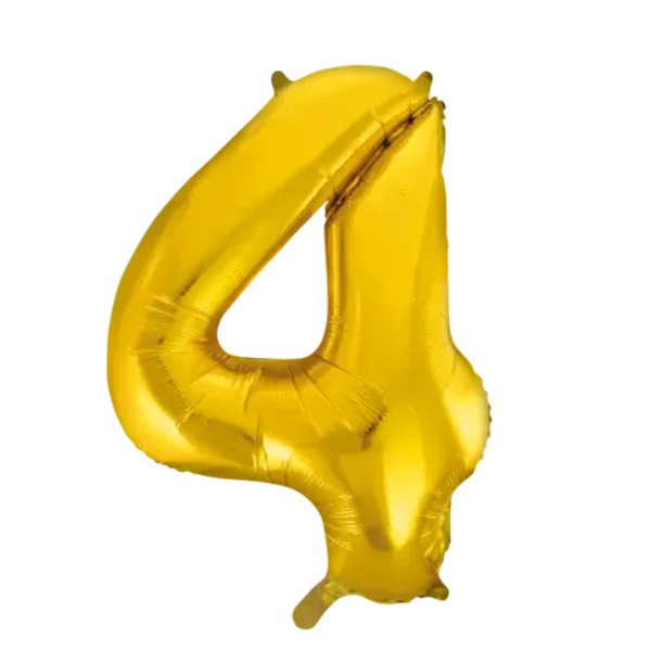 Folie ballon Goud 4. 34"