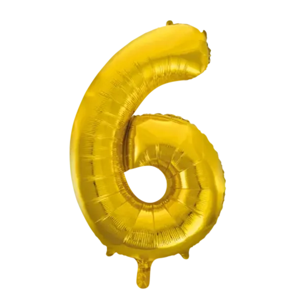 Folie ballon Goud 6. 34"
