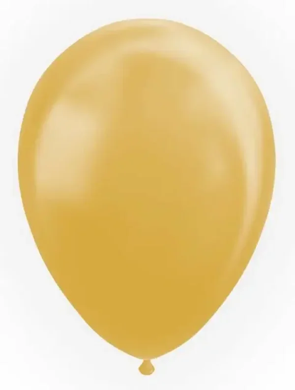 Ballon metallic goud latex 12"