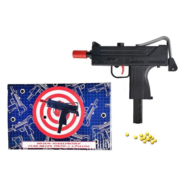 Medium Speelgoed BB Gun met Magazijnlader – 17,5 cm – Inclusief 6mm Kogels