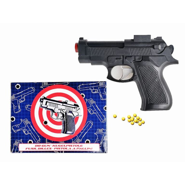 Compacte Speelgoed BB Gun – Inclusief 6mm BB-kogeltjes – Veilig Vermogen (<0.08J) 15 cm