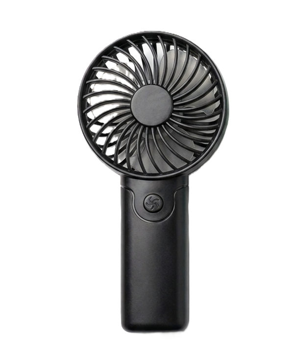 Handventilator Zwart – Compacte Mini Ventilator (15 x 7.5 x 4.5 cm)