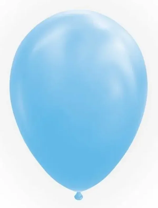 Ballon licht blauw baby blauw pastel