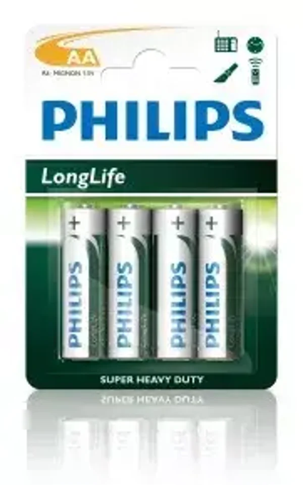 4 Philips penlite batterij R6-AA