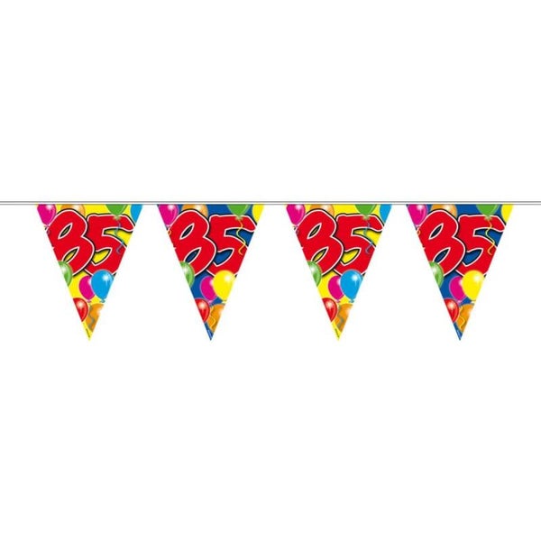 Vlaggenlijn ballon  85 jaar