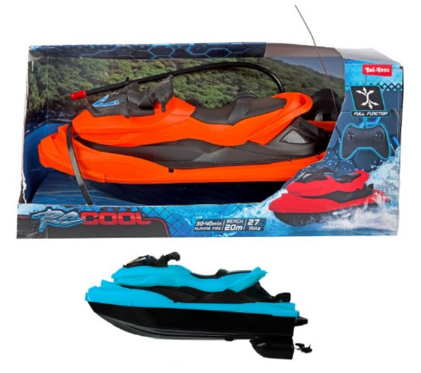 Toi-Toys RC Waterscooter – Op Afstand Bestuurbaar Waterspeelgoed – 26 cm – Kies je Kleur!
