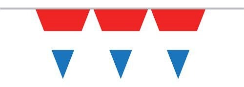 Vlaggenlijn PE Nederland (FSC) 10 Meter  Hollandse Rood-Wit-Blauw Feestslinger  Duurzaam