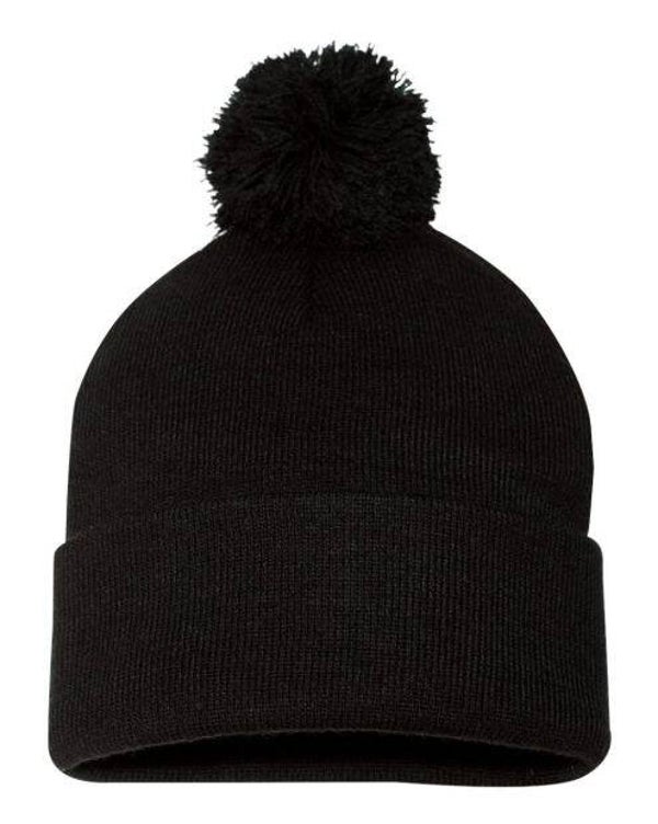 Ideal ID15 - Acrylic 12" Pom Pom Knit Toque