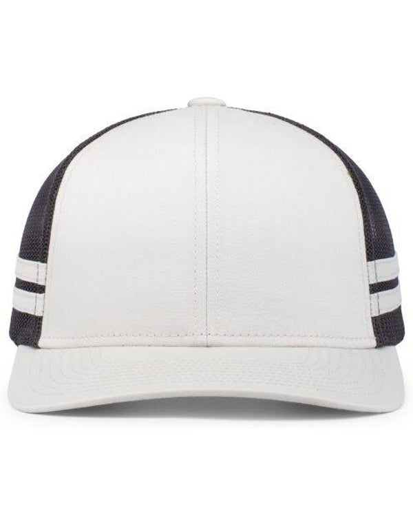 Casquette trucker à rayures discrètes Pacific Headwear P115