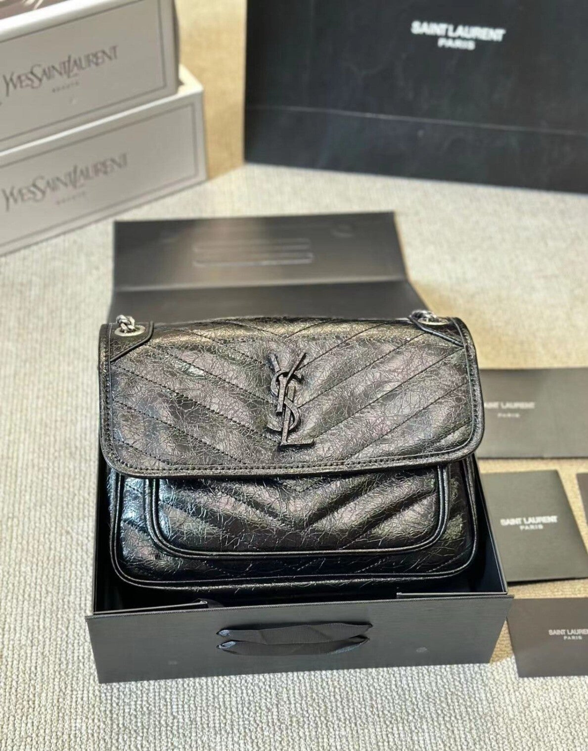 Sac de luxe YSL en cuir