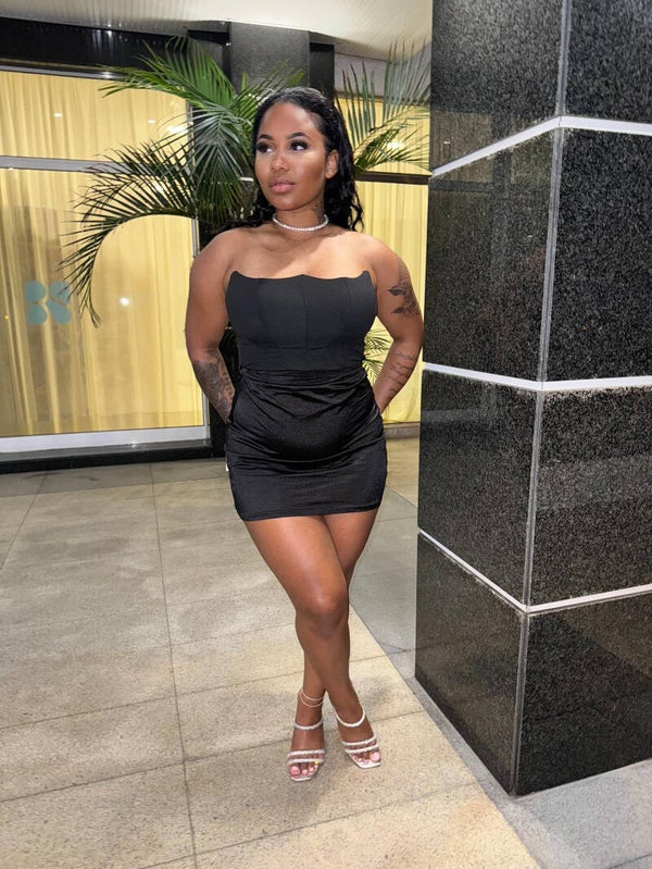 SEXY CORSET MINI DRESS