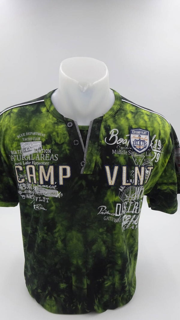 Violento - Camp VLNT - Grün-Marmor-  XL & XXL