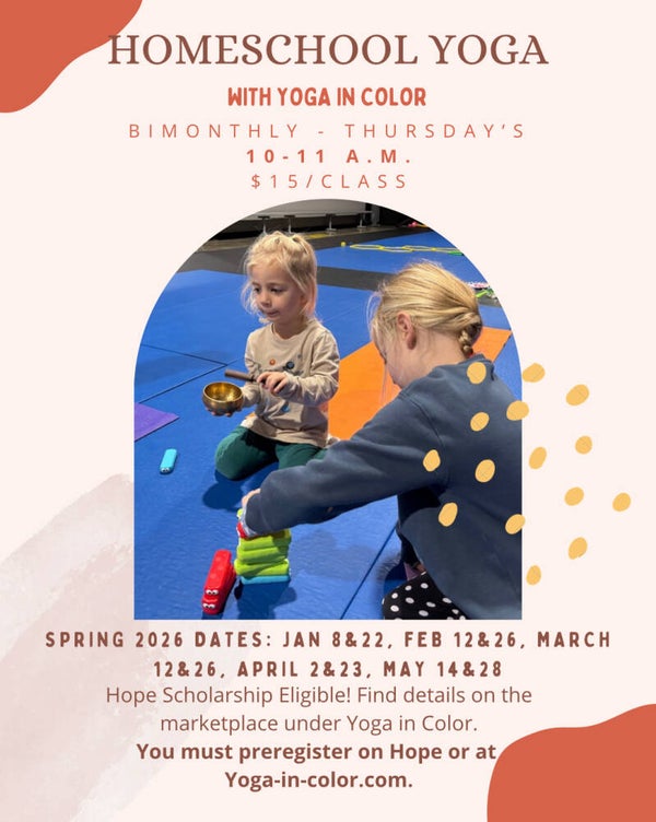 Winter/Spring 2026 Session: THURS Homeschool Yoga Class