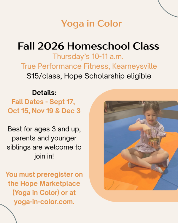 Fall 2026 Homeschool Class