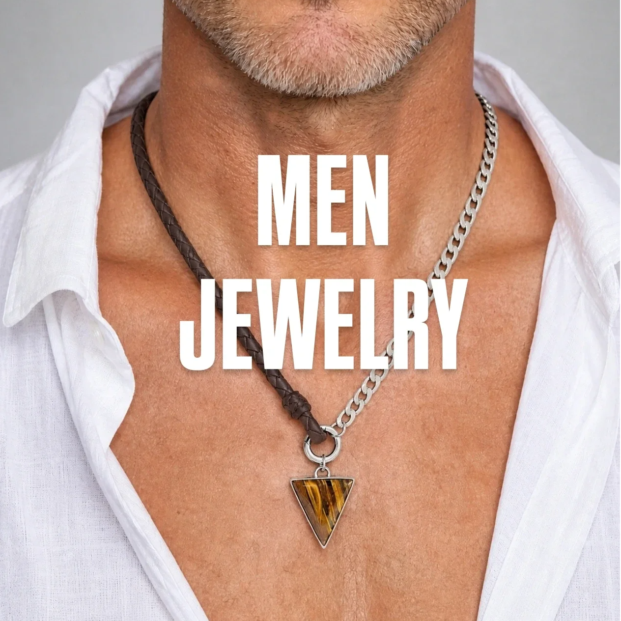 photo presentation men jewelry