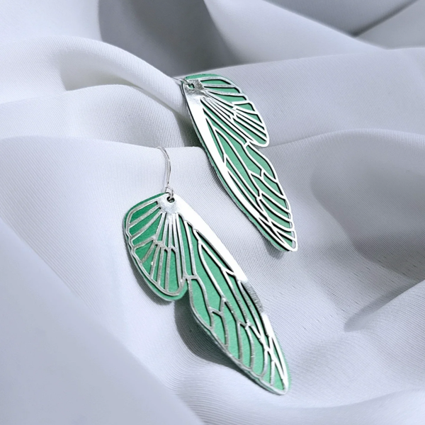 Green Wings - Silver