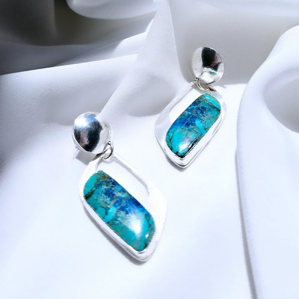RESERVED - Eunoia Earrings - Shattukite