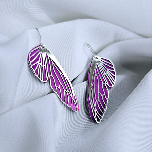 Purple Wings - Silver