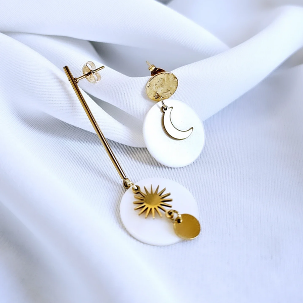 Mother of Pearl duo Moon-Sun Asymmetrical
