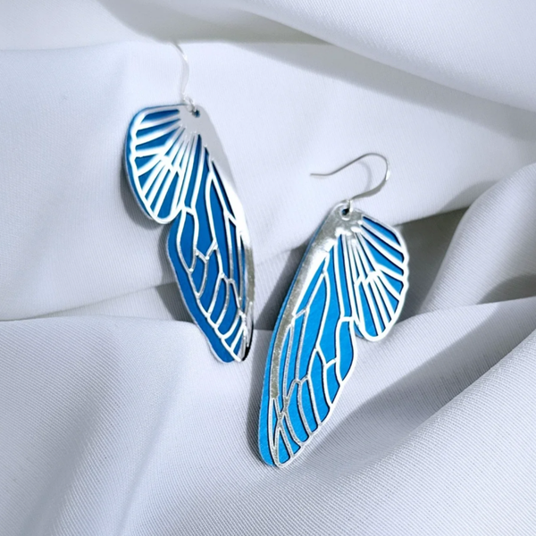 Blue Wings - Silver