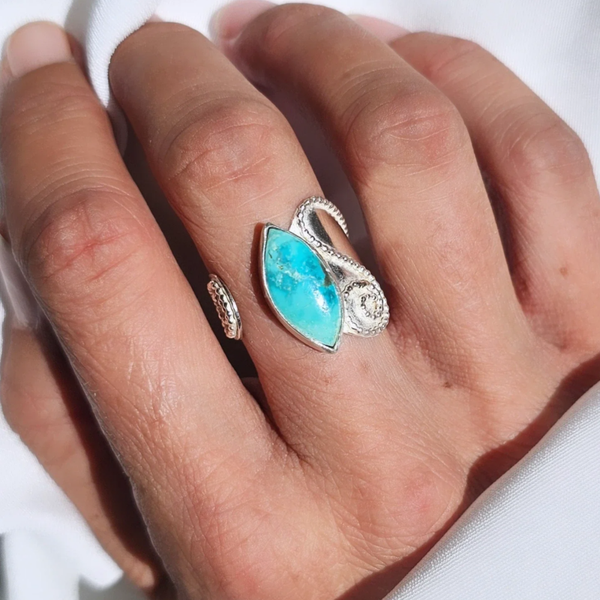 Turquoise (54 EU / 7 USA) adjustable +/- 1 size
