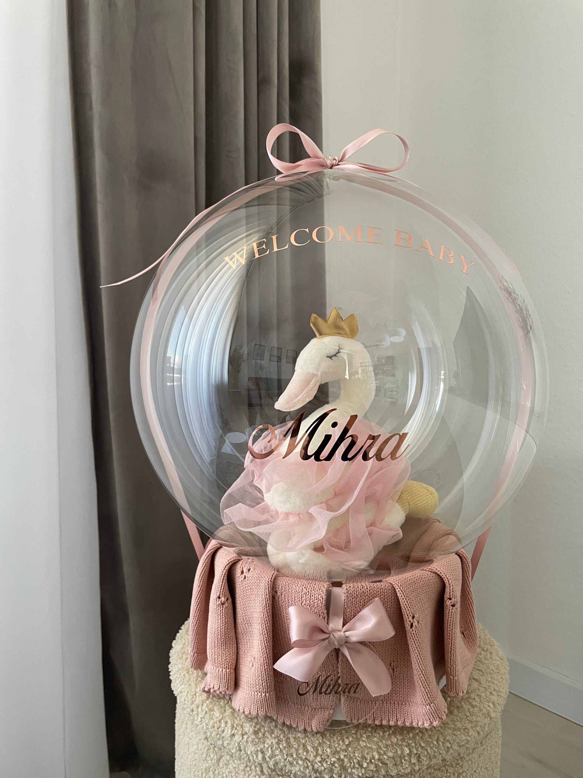 Kuscheltier "Schwan" mit Babydecke