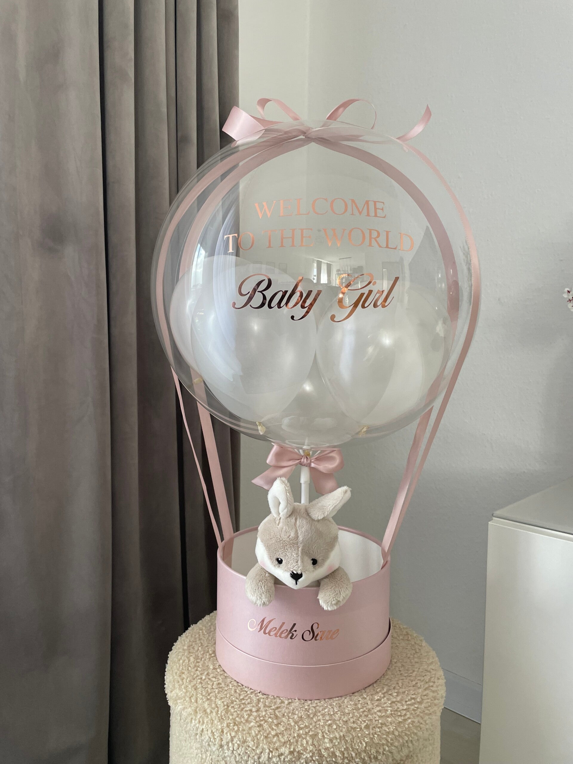 Hotairballoon mit Kuscheltier