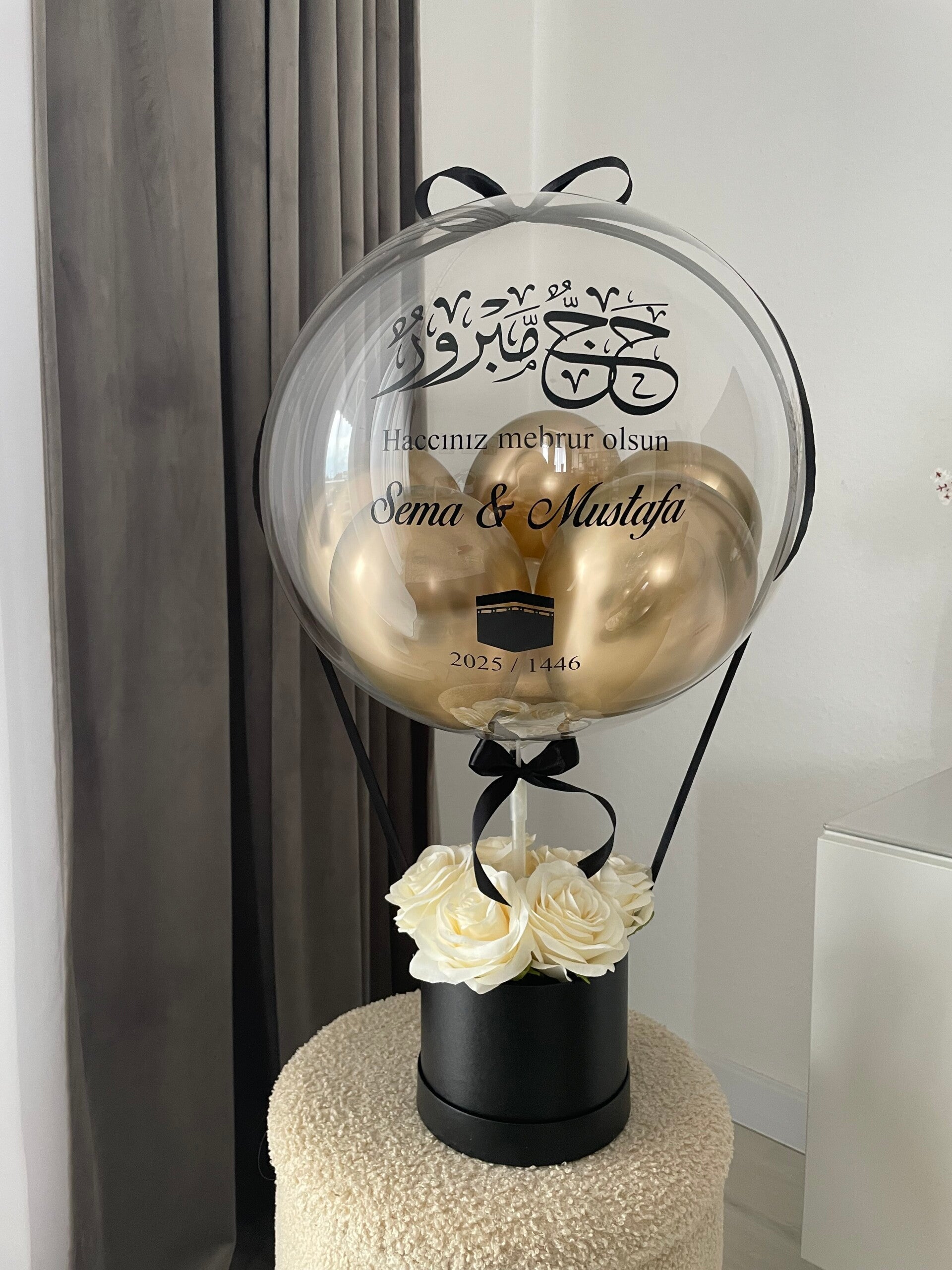 Hajj/Umrah Ballon mit Rosenbox