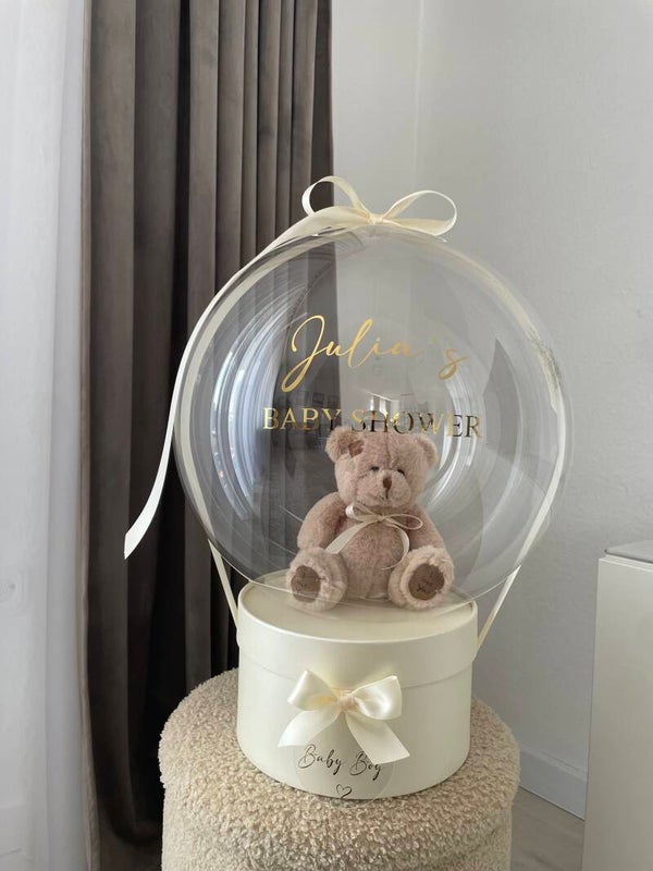 Kuscheltier "Teddy" mit Geschenkbox