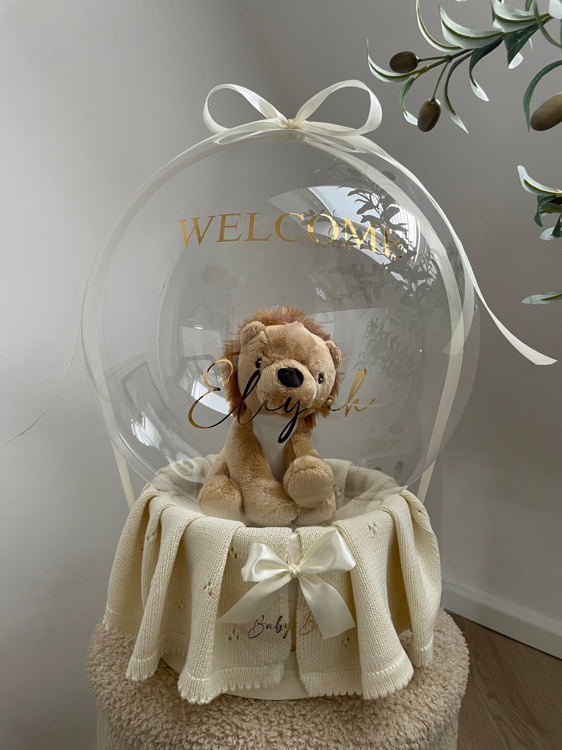 Kuscheltier "Löwe" mit Babydecke