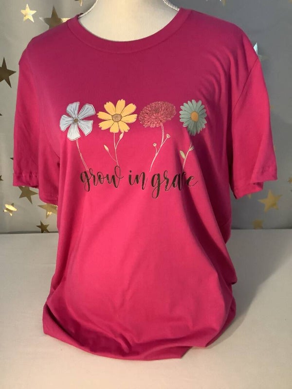 Tee-shirt printed “Grow In Grace”